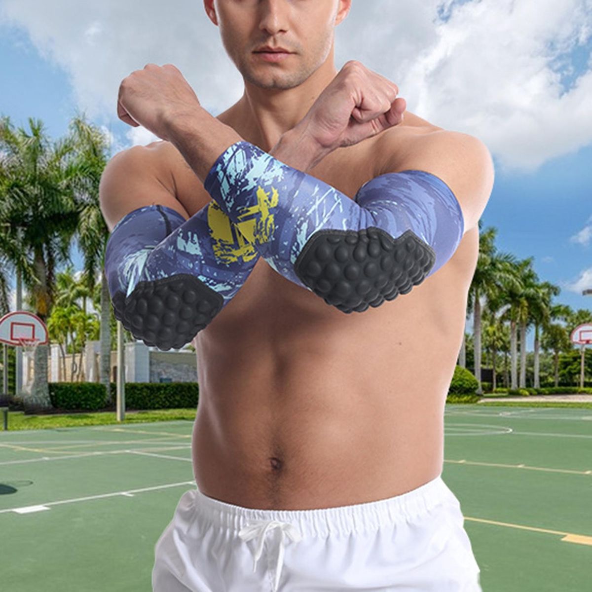 Sports Elbow Brace Elbow Support for Sports Blue