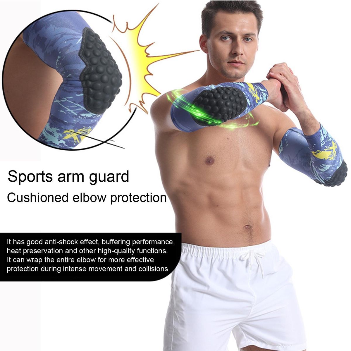 Sports Elbow Brace Elbow Support for Sports Blue