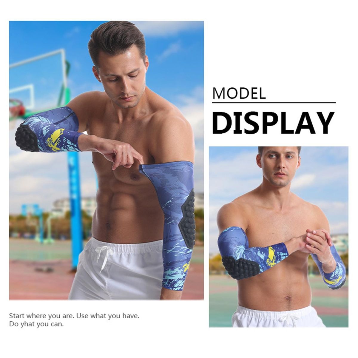 Sports Elbow Brace Elbow Support for Sports Blue
