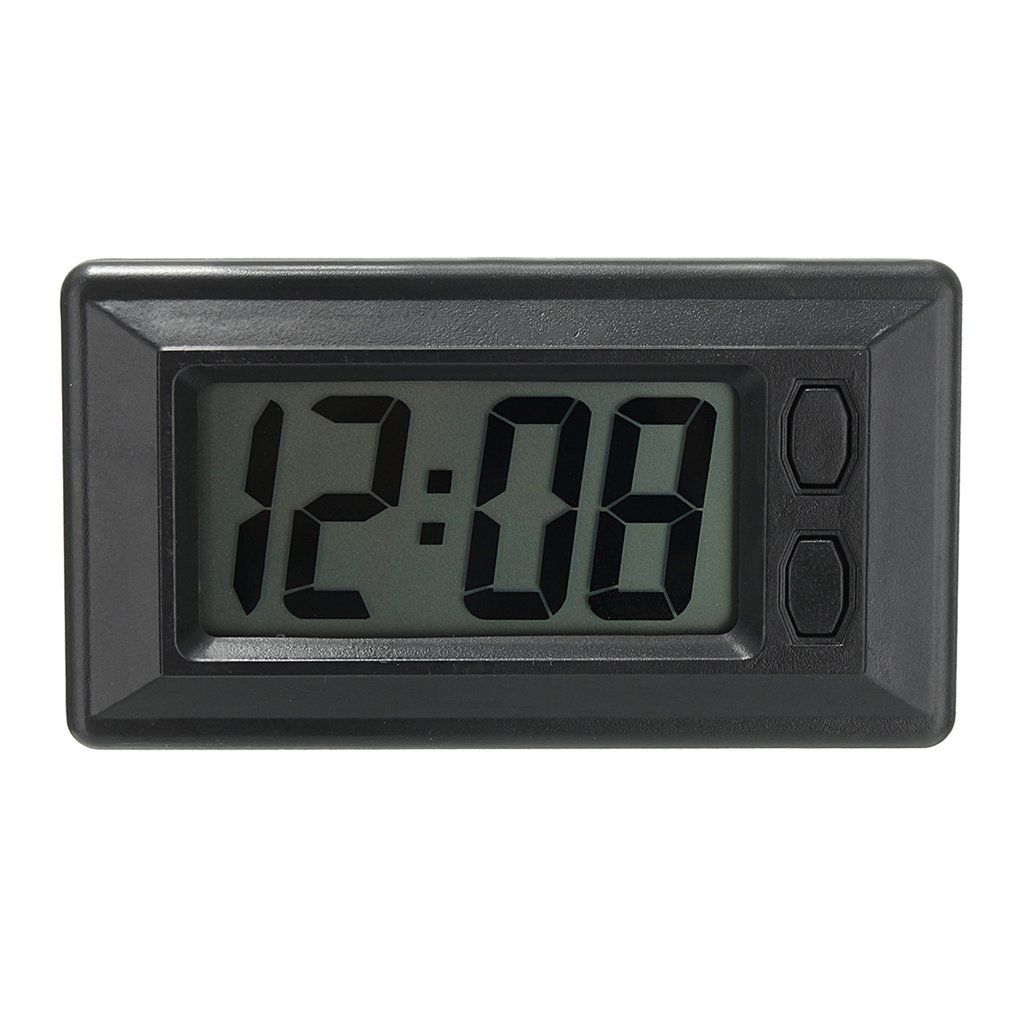 Ultra-thin LCD Digital Display Car Vehicle Dashboard Clock With Calendar Display Mini Portable Automobile Accessories