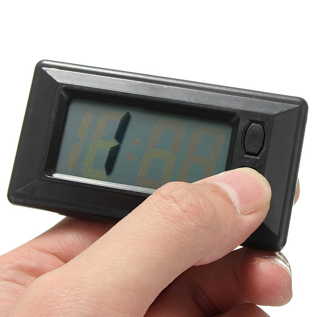 Ultra-thin LCD Digital Display Car Vehicle Dashboard Clock With Calendar Display Mini Portable Automobile Accessories