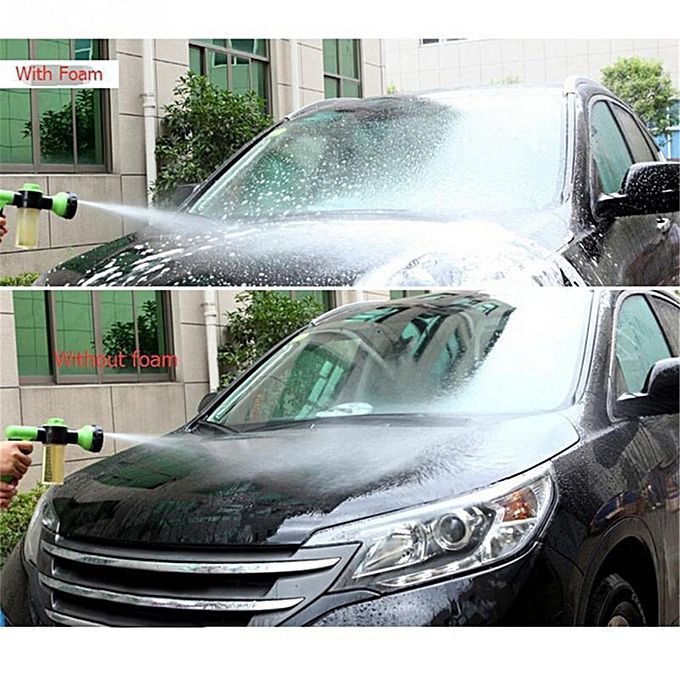 Car Foam Washer High Pressure Washer Gun Portable Washer Nozzle Jets Washing Machine Green