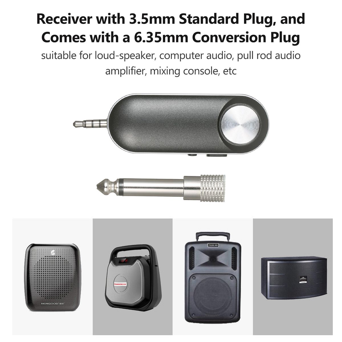 UHF Headset Wireless Microphone Instrument Mic