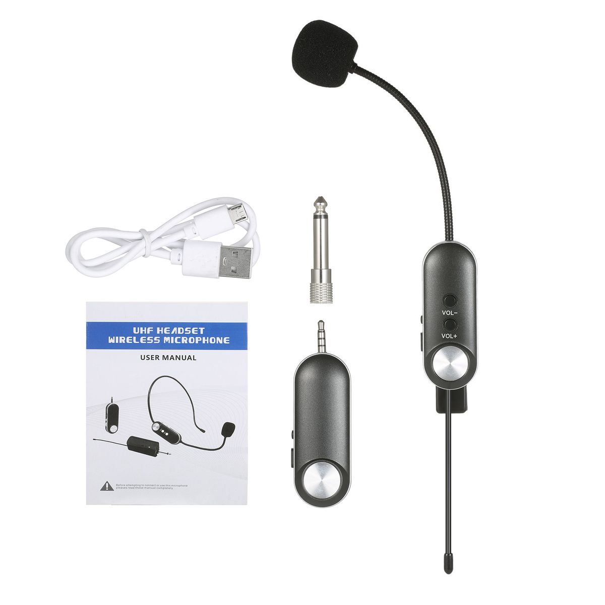 UHF Headset Wireless Microphone Instrument Mic