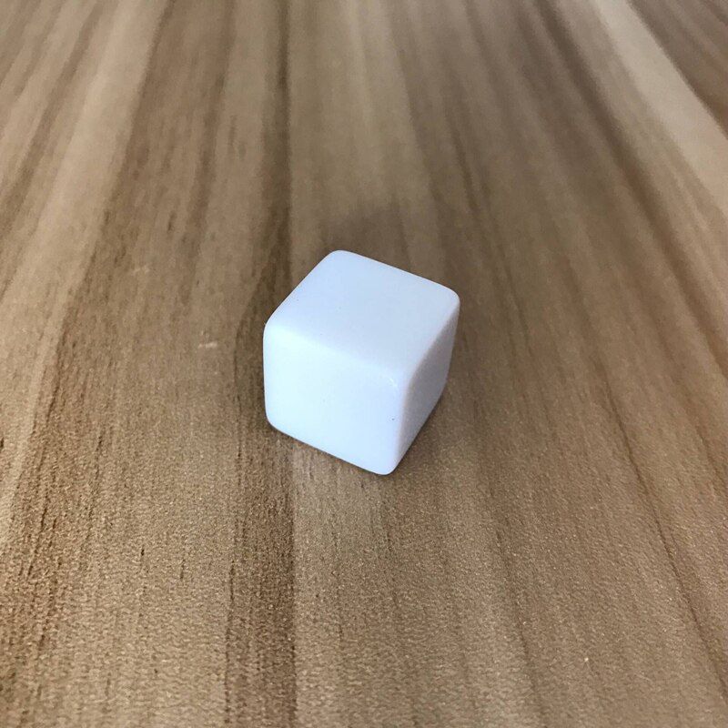 10pcs/lot 16mm Square Corner Acrylic Whiteboard Dice Can