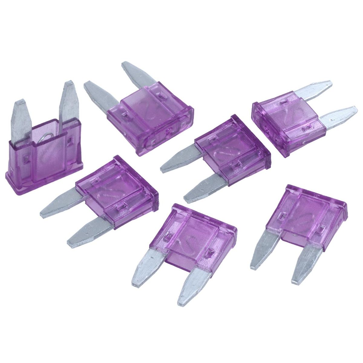 30 Pcs Motorcycle Car Auto ATC ATO Small  Fuse Purple