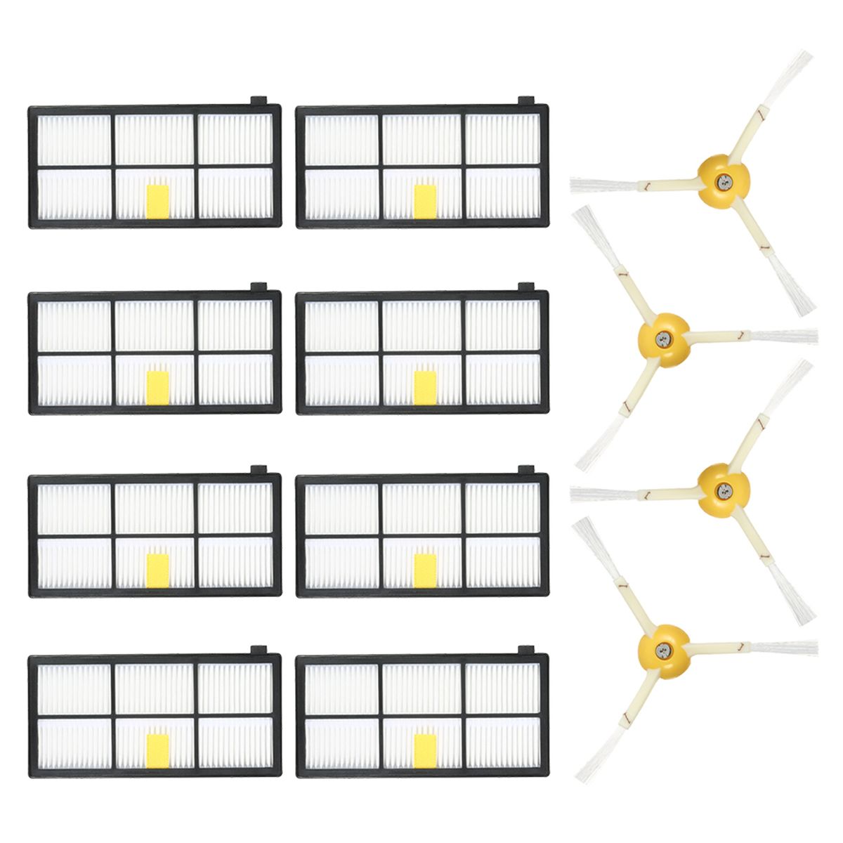 Pack Of 12 Replacement Accessories Kit For IRobot Roomba 800
