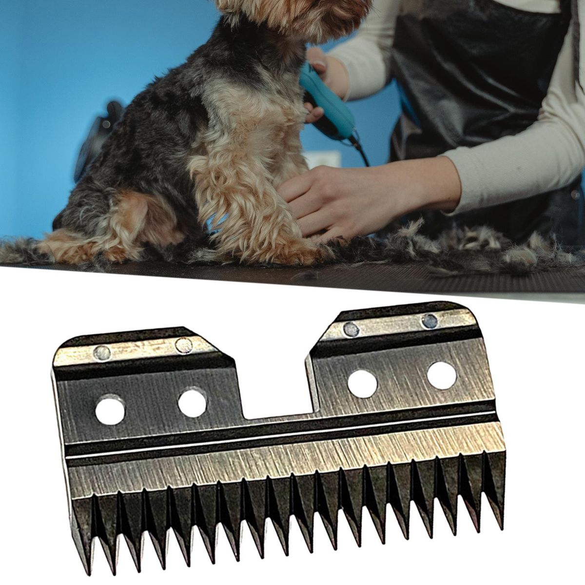 Dog Hair Trimmer Clippers 18 Tooth Ceramics Blade Head