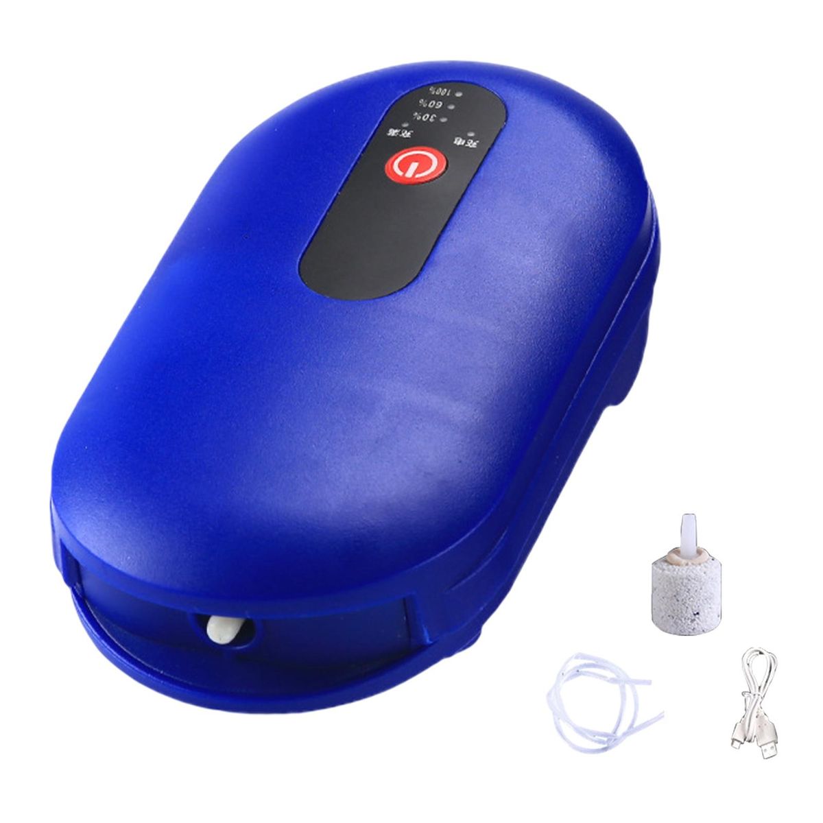 Aquarium Oxygen Fish Tank Aerator Air Compressor Blue