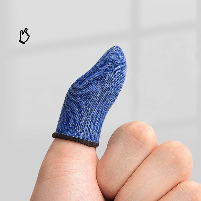 510 Pairs Breathable Game Controller Finger Cover Carbon