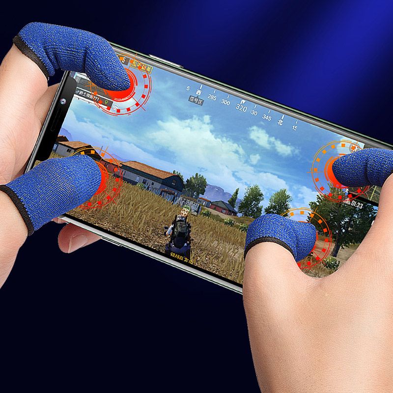 510 Pairs Breathable Game Controller Finger Cover Carbon