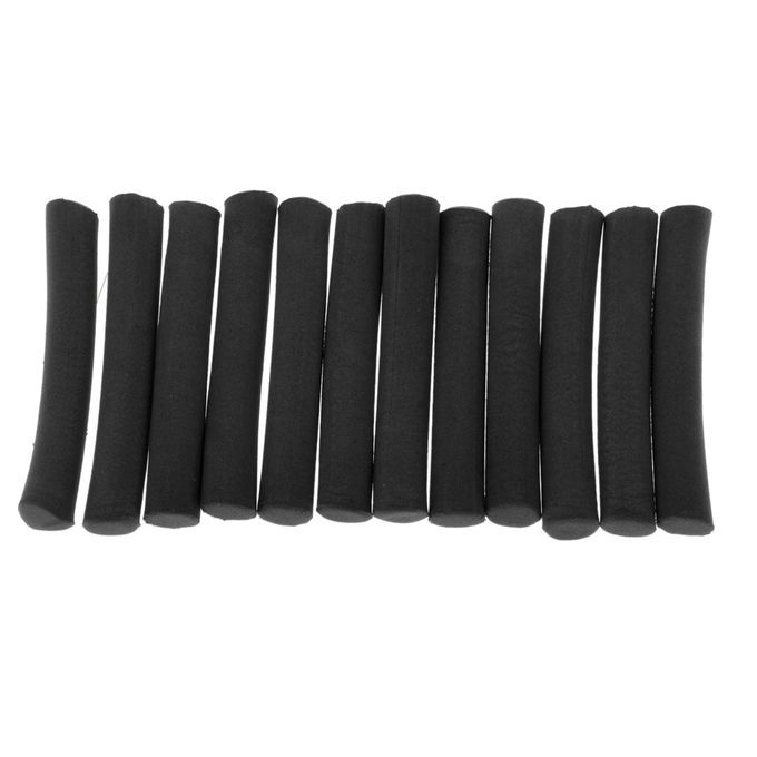 12x Carp  Foam Stick 50mm Cylinder Float DIY Materials Black