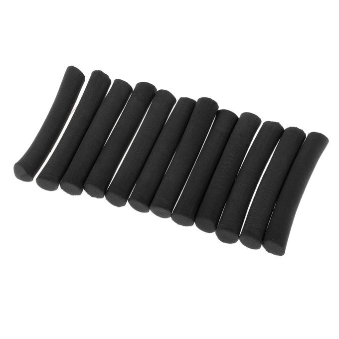 12x Carp  Foam Stick 50mm Cylinder Float DIY Materials Black