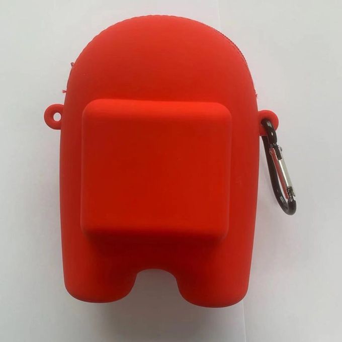 Sili One  Oin Purse Zi Er Storage Bag  Arrying  Ase Wallet Headphone Bag-red