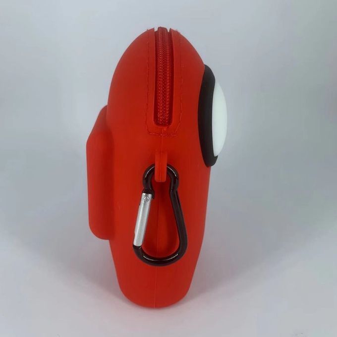 Sili One  Oin Purse Zi Er Storage Bag  Arrying  Ase Wallet Headphone Bag-red