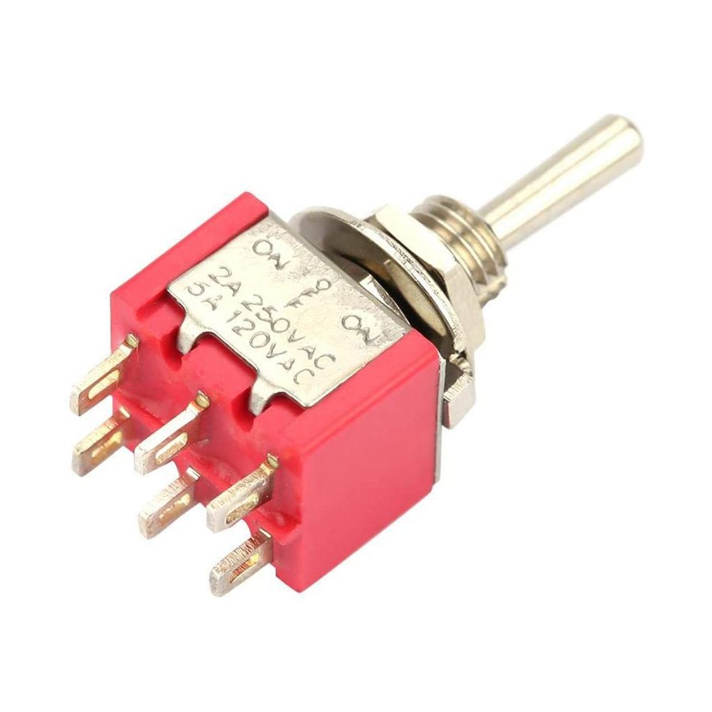10 Pieces Momentary Toggle Switch ON-OFF-ON 3 Position