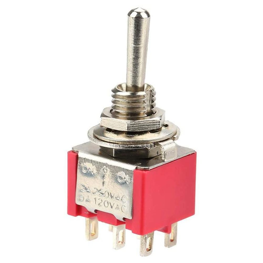 10 Pieces Momentary Toggle Switch ON-OFF-ON 3 Position