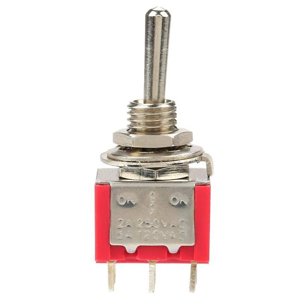 10 Pieces Momentary Toggle Switch ON-OFF-ON 3 Position