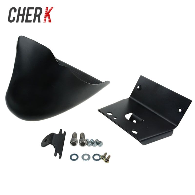 Motorcycle Vivid Black Front Chin Spoiler Air Dam Fairing