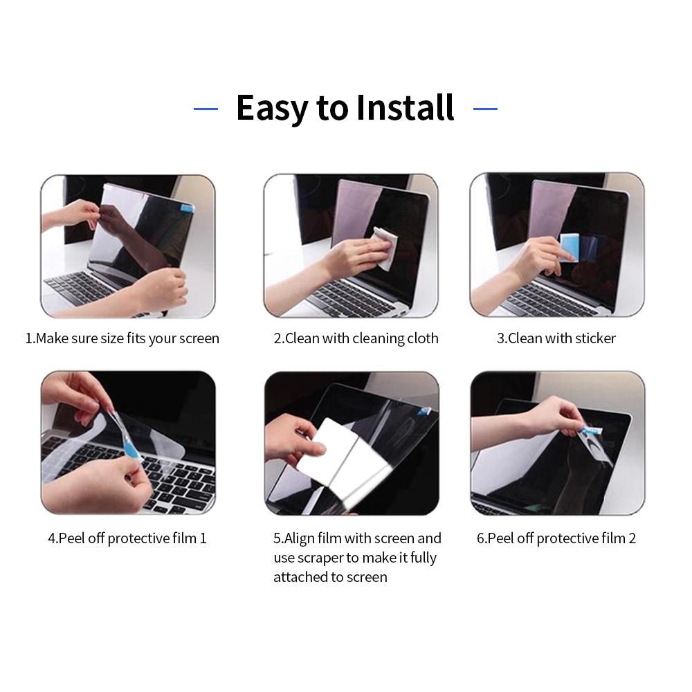 Blue Light Blocking Screen Protector High Transmittance/Anti UV&Glare Blue Light Filter for 13.3'' Laptop with 16:10 Aspect Ratio