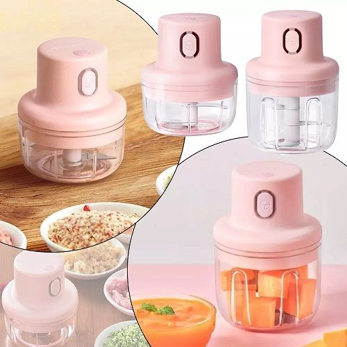 Electric Garlic Chopper Grinder Nuts/Chili/meat 100/250ml