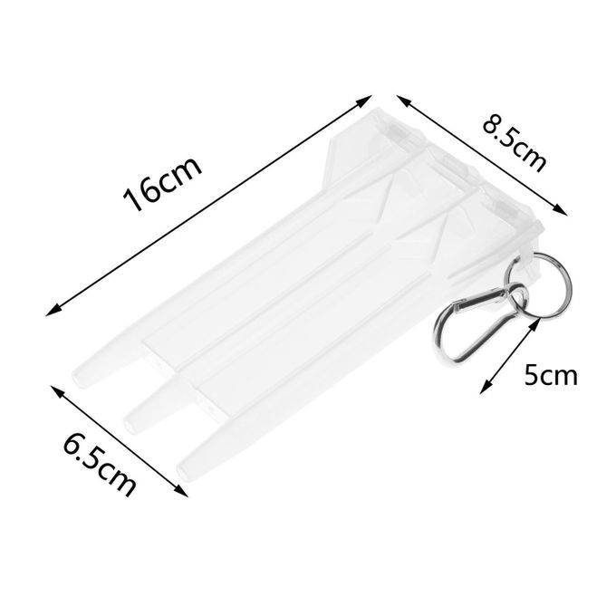 Pro Dart Box Accessories With Lock Buckle Tool Dart Storage Box White