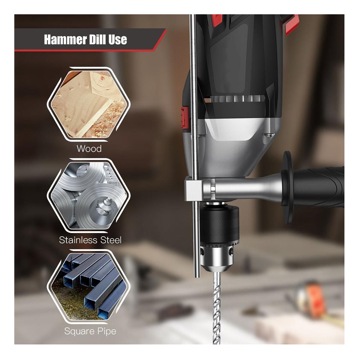 950W  hammer drill