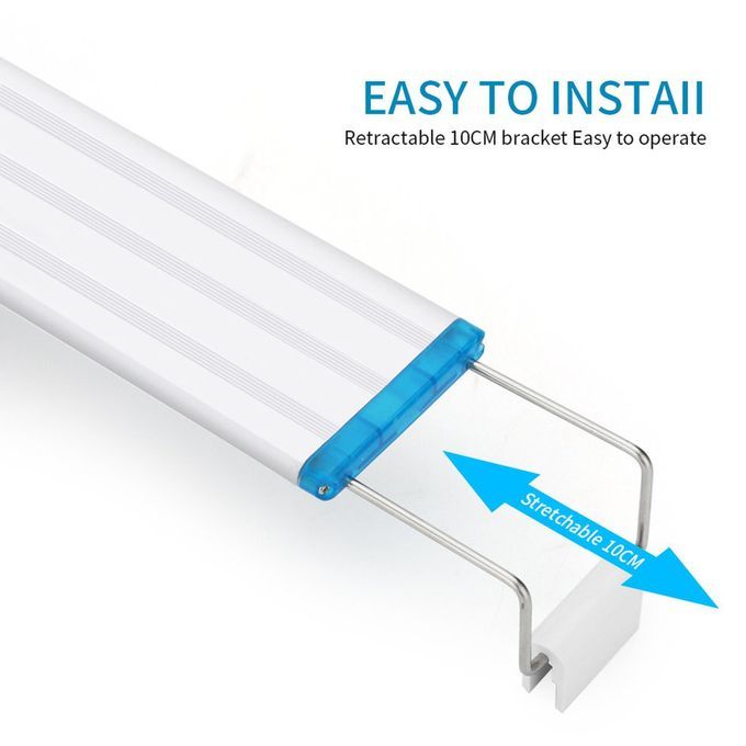 SZD-B BW  R Slim  S Aquarium Lighting Aquati  Waterproof Plant Light-blue White Light-US