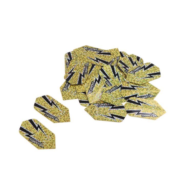 20Pcs Durable PET Standard Dart Flights Geometric Patterns Type L