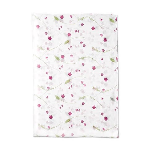 Decorative Fabric - White Floral