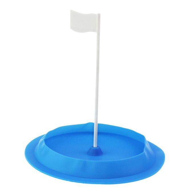 Silicone Golf Putting Cup Hole Office Garden Home Mat Putt Blue