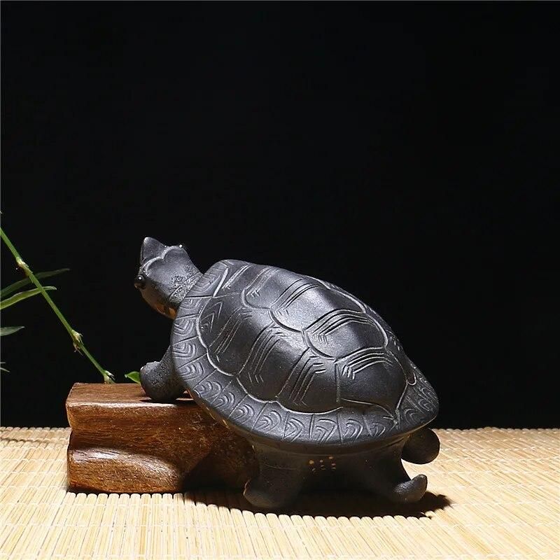 Little Turtle Tea Tray Ornaments Can Keep Tea Art Tea Play Accessories Tea Pet Feng Shui Decoration Lucky  Decorative Tea Tray
