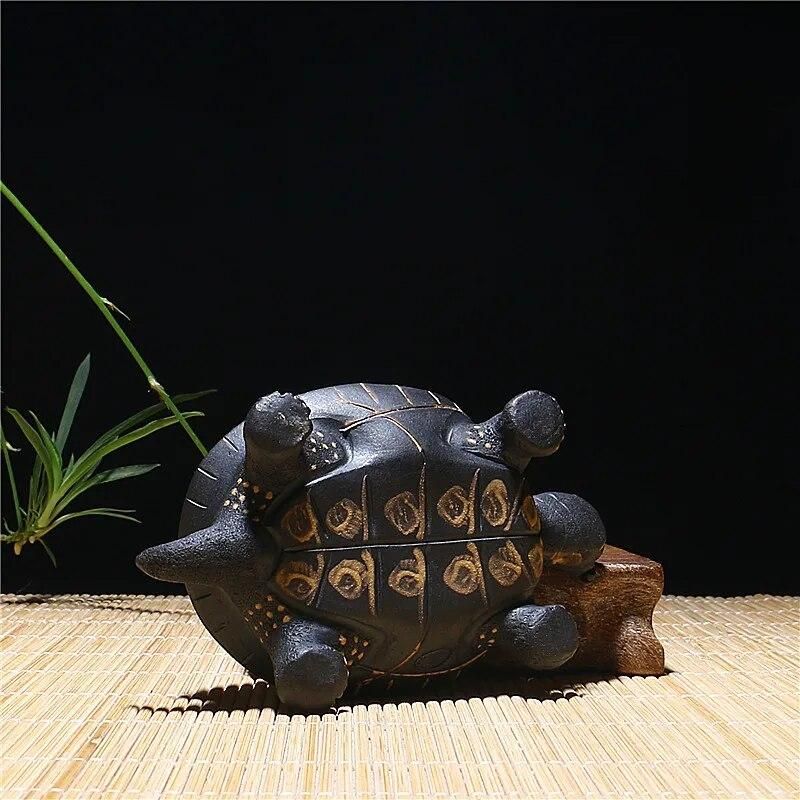 Little Turtle Tea Tray Ornaments Can Keep Tea Art Tea Play Accessories Tea Pet Feng Shui Decoration Lucky  Decorative Tea Tray