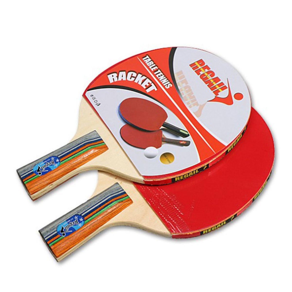 1 Set Table Tennis Paddles Table Tennis Rackets Set with Balls Blue