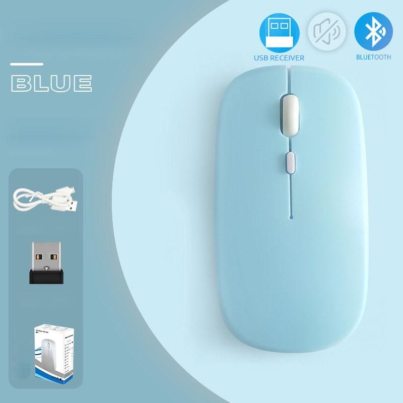 Wireless Bluetooth 5.0 Mouse For Tablet Laptop Computer Mini Ultra Thin Wireless