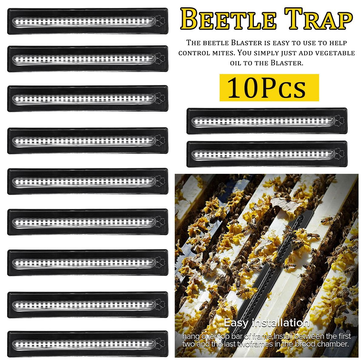 10pc New Beekeeping Small Hive Better Beetle Blaster Beetle Trap Without Poisons
