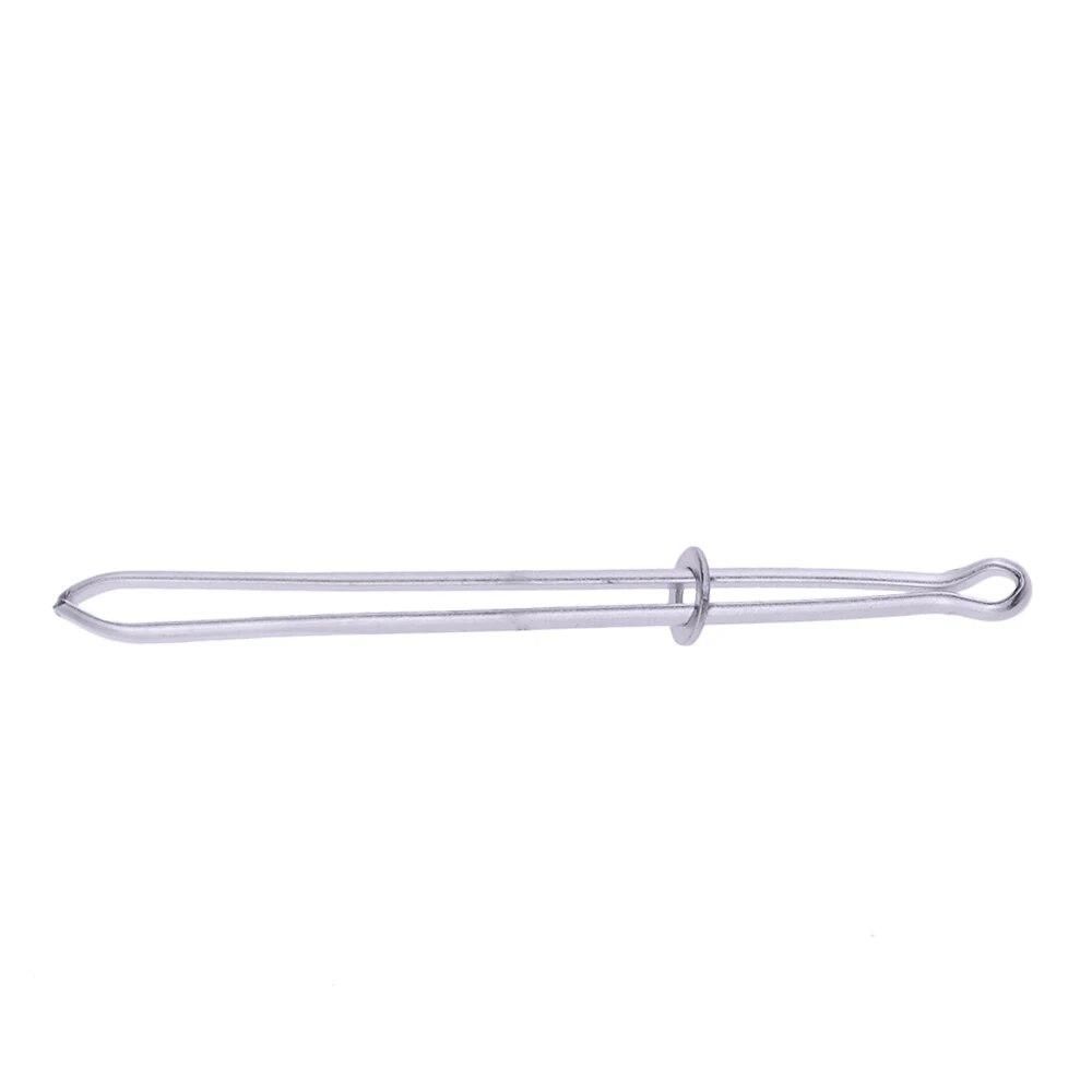 2Pcs Stainless Steel Clips Elastic Belt Wearing Rope Weaving Tool Bag Wrap Rope Wearing Sewing Accessories