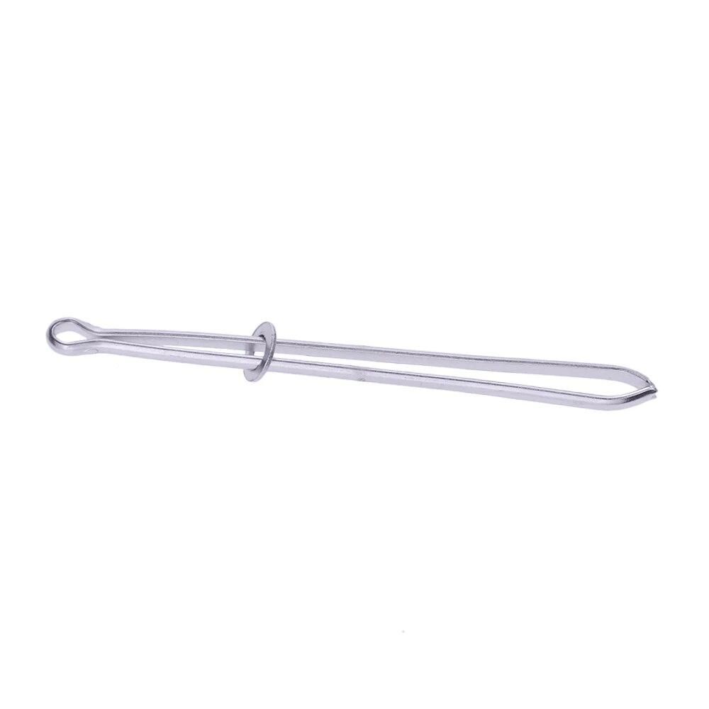 2Pcs Stainless Steel Clips Elastic Belt Wearing Rope Weaving Tool Bag Wrap Rope Wearing Sewing Accessories
