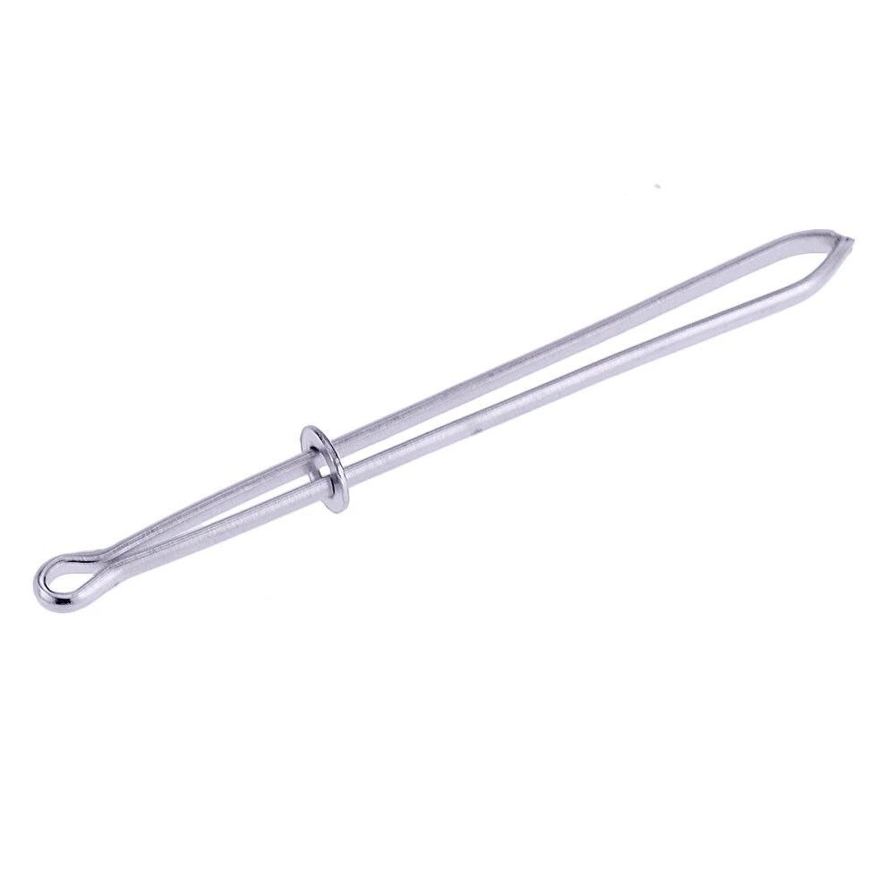2Pcs Stainless Steel Clips Elastic Belt Wearing Rope Weaving Tool Bag Wrap Rope Wearing Sewing Accessories