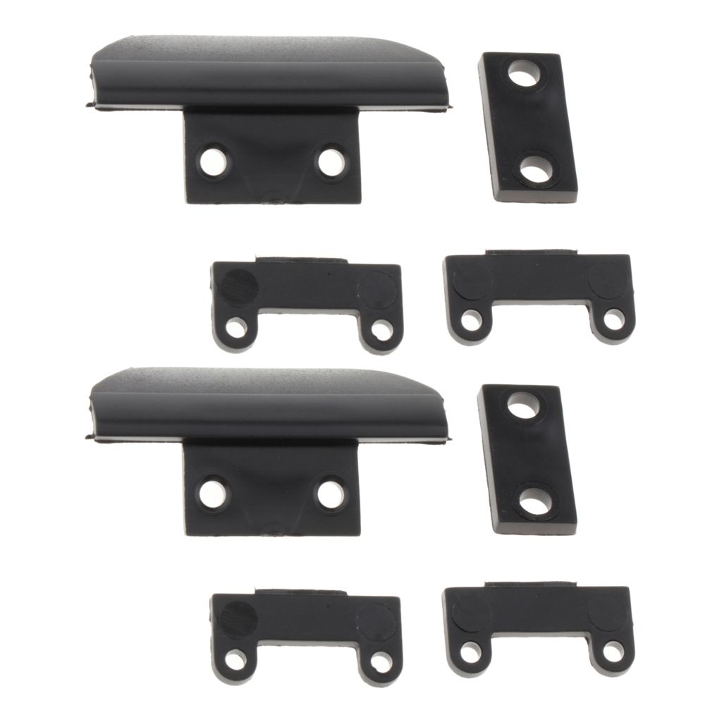 2pcs Plastic Anti Collision Bumper Black For WLtoys 144001 Car