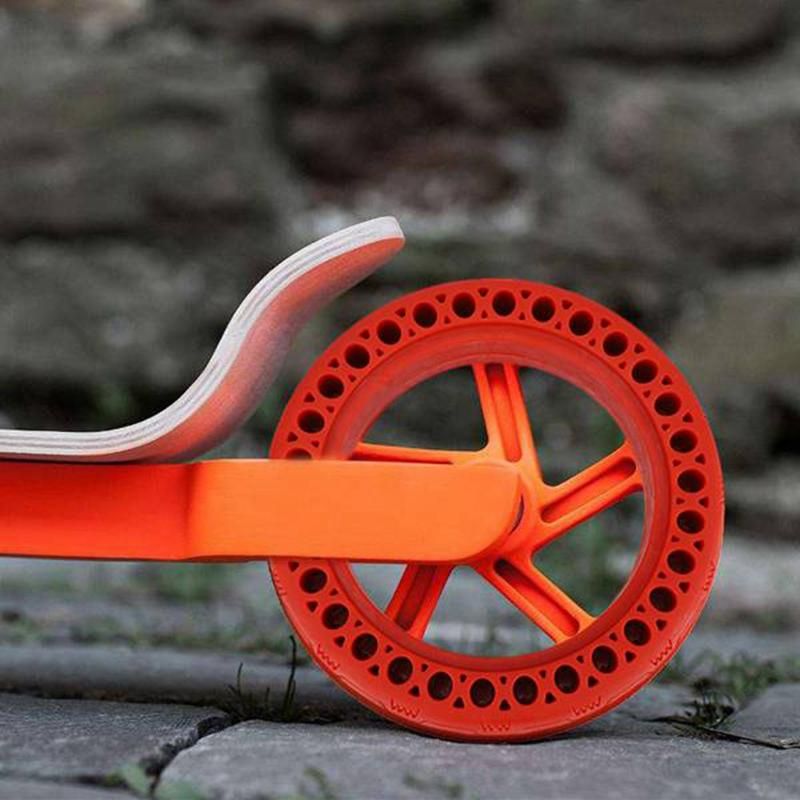 2Pcs 8.5 Inch Electric Scooter Durable Anti-Explosion Tire Tubeless Solid Tire for Xiaomi Mijia M365/Ninebot Red