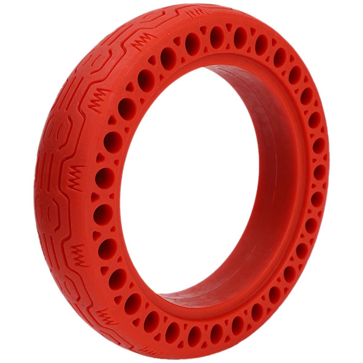 2Pcs 8.5 Inch Electric Scooter Durable Anti-Explosion Tire Tubeless Solid Tire for Xiaomi Mijia M365/Ninebot Red