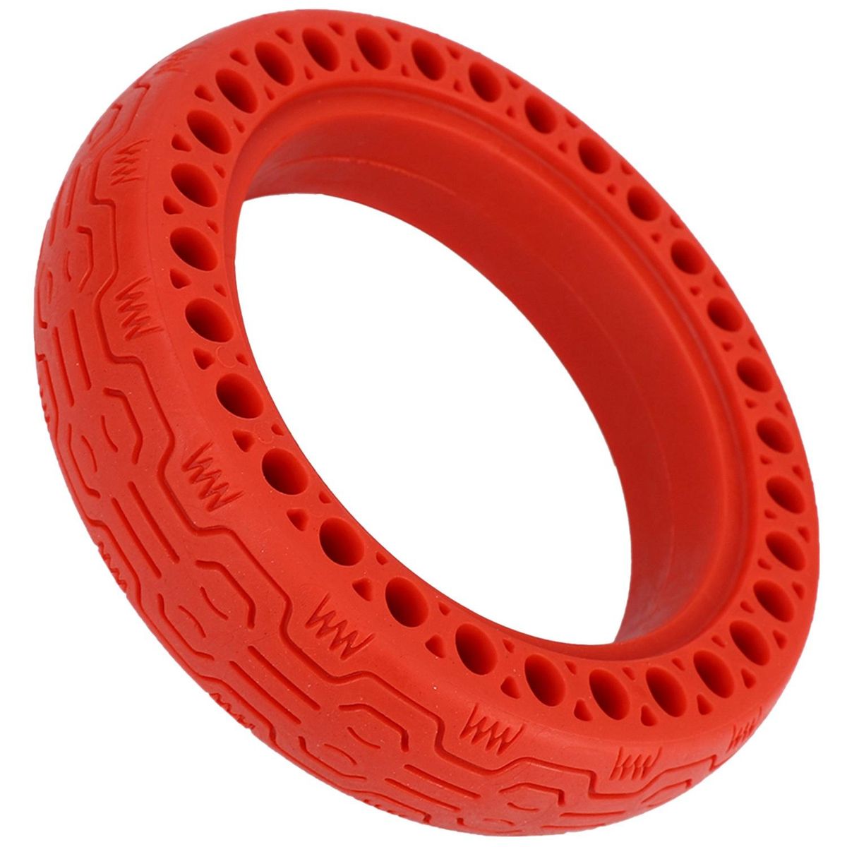 2Pcs 8.5 Inch Electric Scooter Durable Anti-Explosion Tire Tubeless Solid Tire for Xiaomi Mijia M365/Ninebot Red