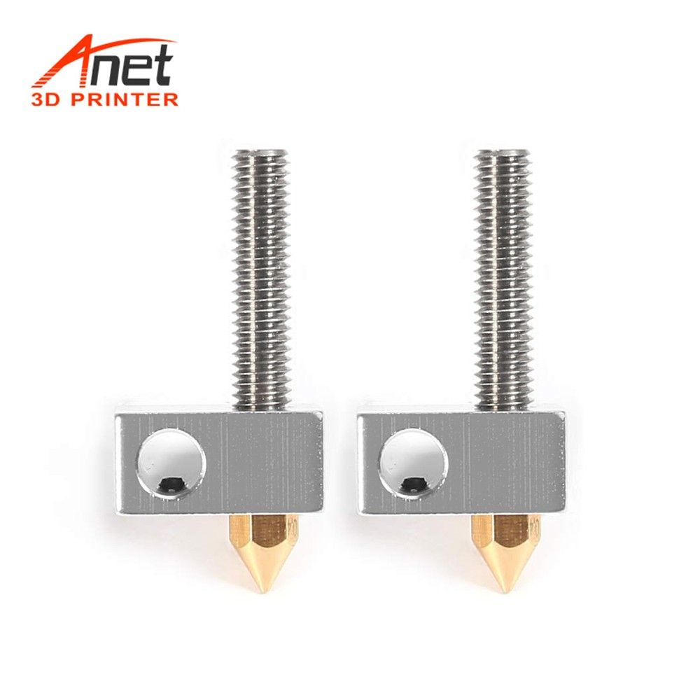 Anet  15Pcs/Pack 0.4mm Brass Nozzle Extruder Print Head +