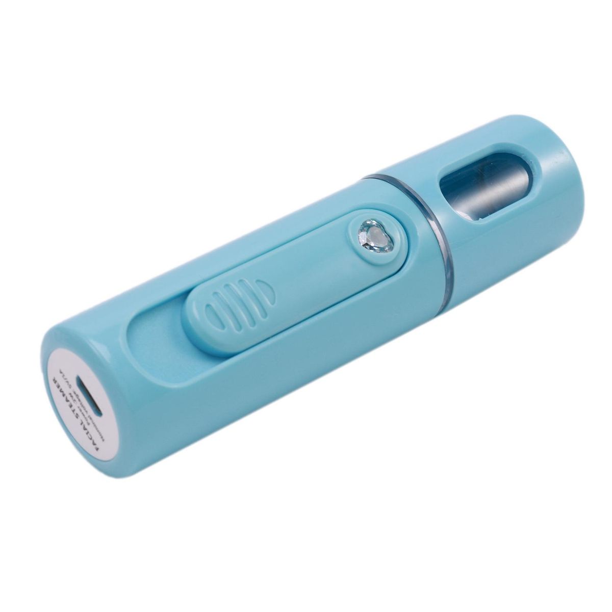 Facial Steamer Nano Steamer Handy Mister Facial Mist Spray Moisture Face Sprayer Rechargeable Mini Usb Charging Facial Spa Blue