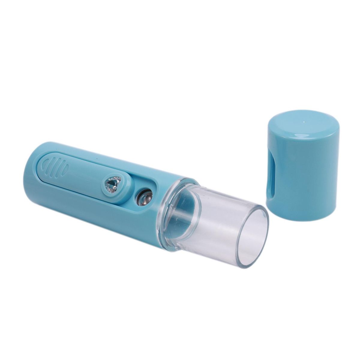 Facial Steamer Nano Steamer Handy Mister Facial Mist Spray Moisture Face Sprayer Rechargeable Mini Usb Charging Facial Spa Blue