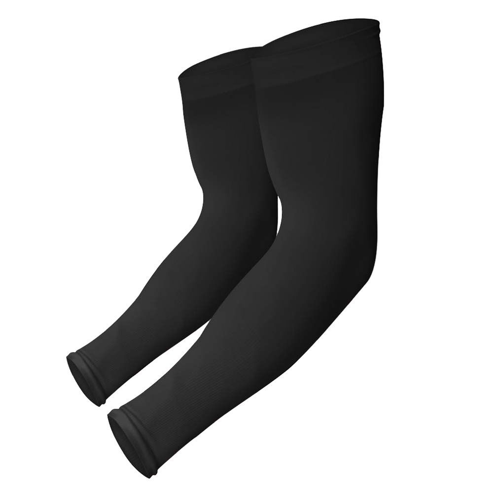 Uv Protection Cooling Arm Sleeves Upf 50 Compression Sun Sleeves Men And Women-black