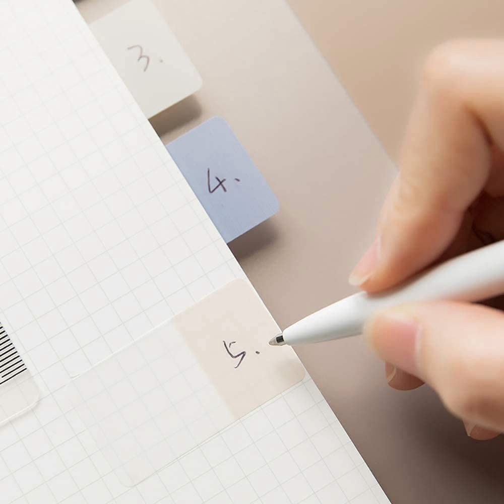 Index Tabs With Ruler, 4 Pack 660 Pieces Sticky Tab