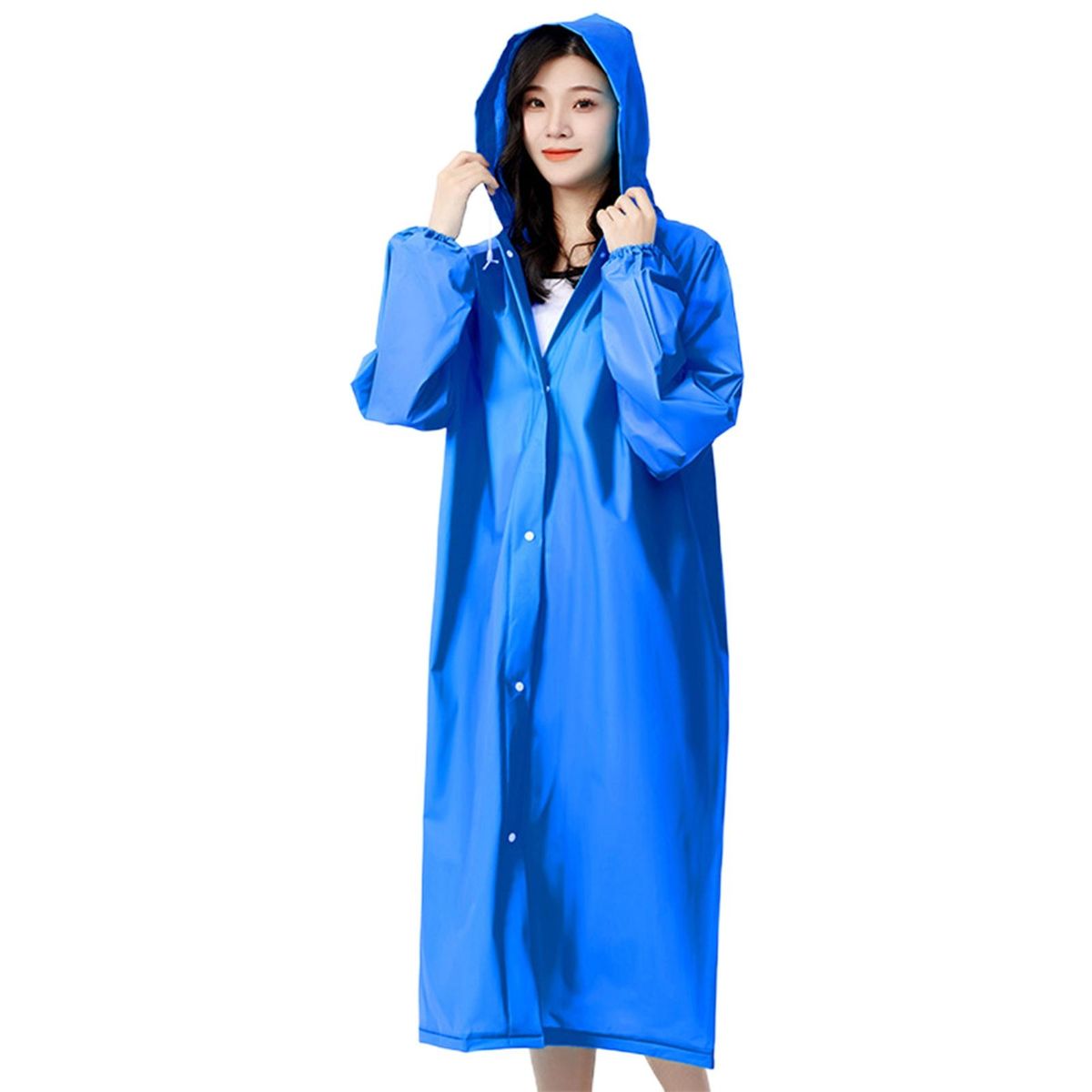 Raincoat Outdoor Hiking Travel Climbing Rainwear Dark Blue