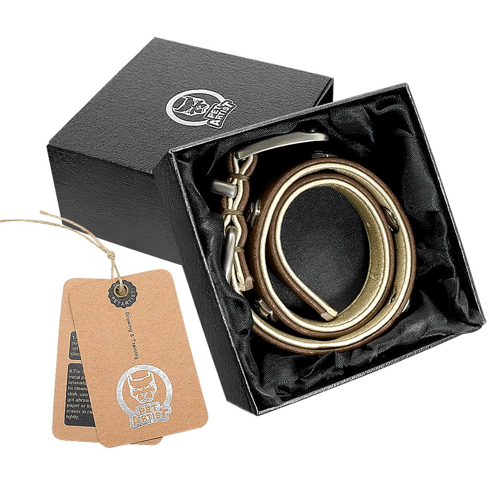 High Quality Dog Collar Real Leather Puppy Dogs Collars
